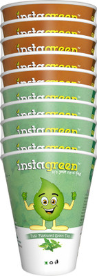 

Instagreen Combo Refill Pack Of Tulsi, Ginger Green Tea Vacuum Pack(80 g)