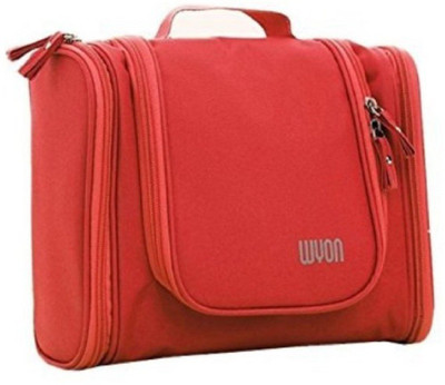 

Everbuy Elegant Waterproof Travel Bag Beauty Make Up Toiletry Wash Bag Organizer-RED(Red)