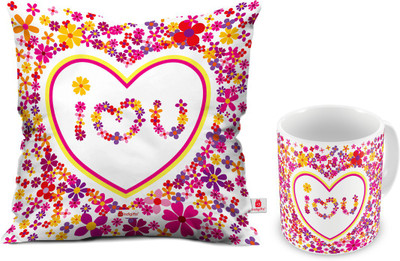 

Indigifts Cushion, Mug Gift Set