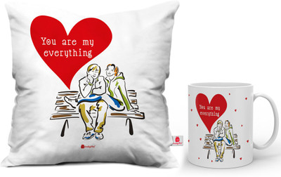 

Indigifts Cushion, Mug Gift Set