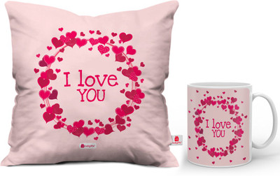 

Indigifts Cushion, Mug Gift Set