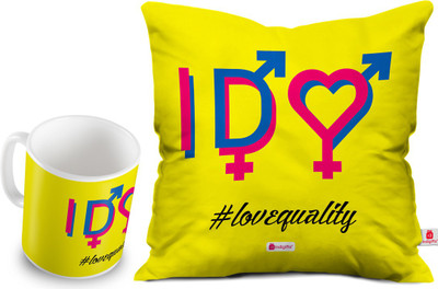 

Indigifts Cushion, Mug Gift Set