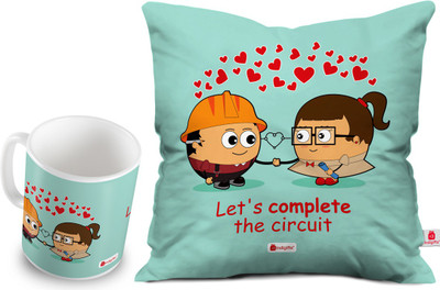 

Indigifts Cushion, Mug Gift Set