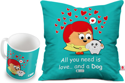 

Indigifts Cushion, Mug Gift Set
