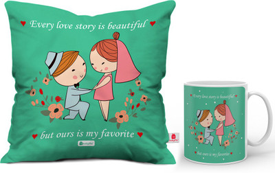

Indigifts Cushion, Mug Gift Set