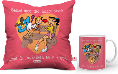 

Indigifts Cushion, Mug Gift Set