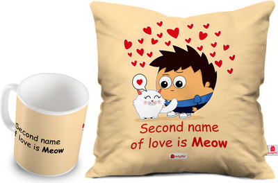 

Indigifts Cushion, Mug Gift Set