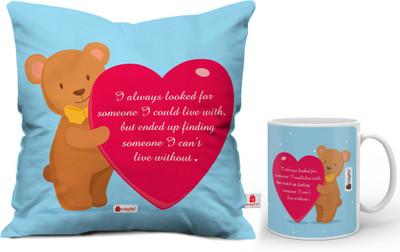 

Indigifts Cushion, Mug Gift Set