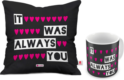 

Indigifts Cushion, Mug Gift Set