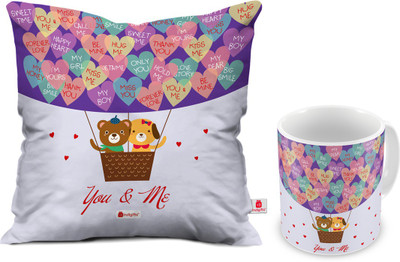 

Indigifts Cushion, Mug Gift Set