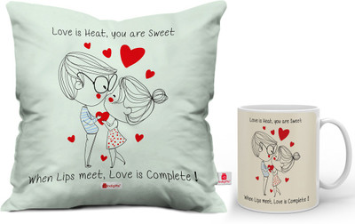 

Indigifts Cushion, Mug Gift Set