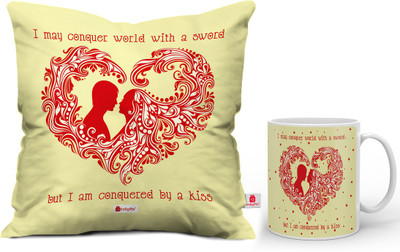 

Indigifts Cushion, Mug Gift Set