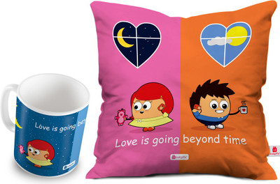 

Indigifts Cushion, Mug Gift Set