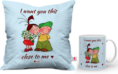 

Indigifts Cushion, Mug Gift Set