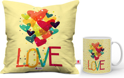 

Indigifts Cushion, Mug Gift Set