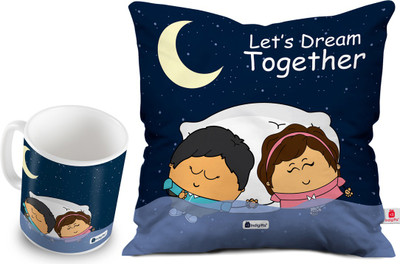 

Indigifts Cushion, Mug Gift Set