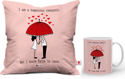 

Indigifts Cushion, Mug Gift Set