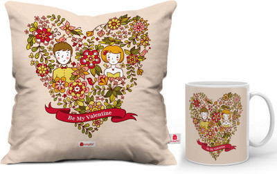 

Indigifts Cushion, Mug Gift Set