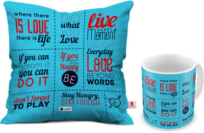 

Indigifts Cushion, Mug Gift Set