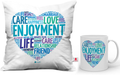 

Indigifts Cushion, Mug Gift Set
