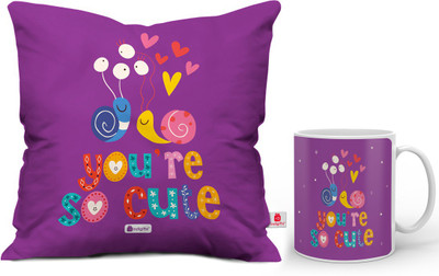 

Indigifts Cushion, Mug Gift Set