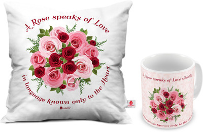 

Indigifts Cushion, Mug Gift Set