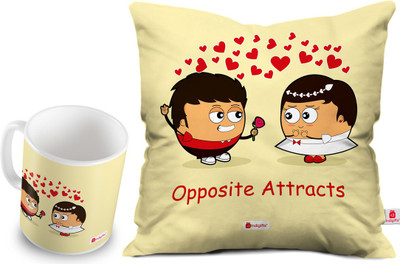 

Indigifts Cushion, Mug Gift Set