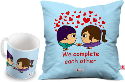 

Indigifts Cushion, Mug Gift Set