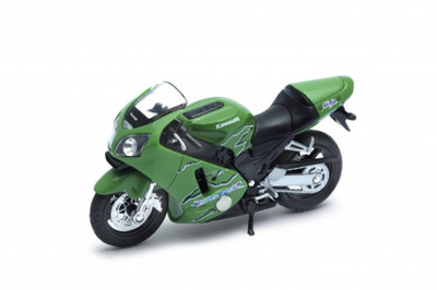 Welly Moter Cycle-1:18-2009 KAWASAKI NINJA ZX-12R 12167PW(Green)