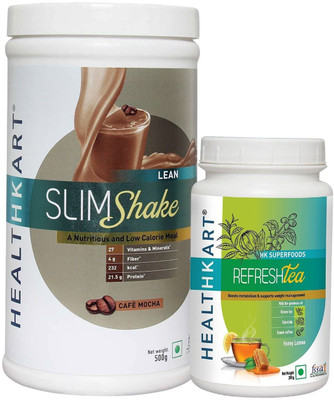 

Healthkart Weight Loss Combo - 500 g (Cafe Mocha) with Refresh Tea - 200 g (Honey Lemon)(1 kg)