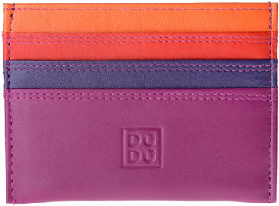 

Dudu Men Casual Multicolor Genuine Leather Card Holder(6 Card Slots), Fuchsia