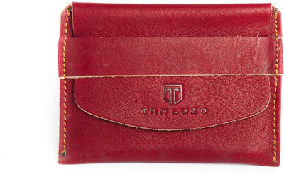 

Tan Luzo Men Maroon Genuine Leather Card Holder(5 Card Slots)