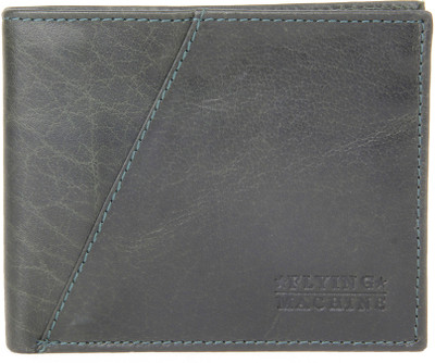 

Flying Machine Men Green Genuine Leather Wallet(5 Card Slots), Gree
