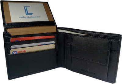 

Craft N Life Men Black Artificial Leather Wallet(3 Card Slots)