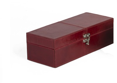 Three Sixty Agate Watch Box Watch Box(Red, Holds 5 Watches)   Watches  (three sixty)