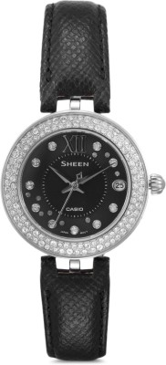 Casio SX117 Sheen Analog Watch  - For Women   Watches  (Casio)