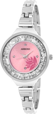 Abrexo Abx5016-Ladies SLV PINK Exclusive Designer LIT Series Watch  - For Women   Watches  (Abrexo)