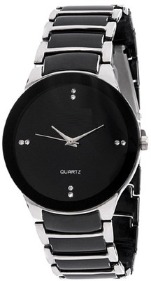 Ismart Collection 021M Luxury Black_Silver Watch - For Men Watch - For Girls
