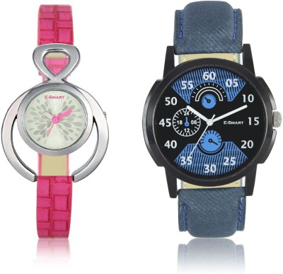 E-Smart W06-02-0205-COMBO Couple analogue Combo Watch for Men and Women Watch  - For Couple   Watches  (E-Smart)