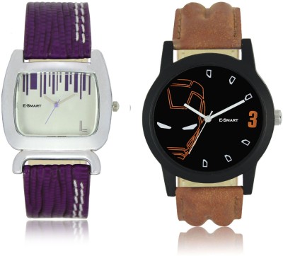 E-Smart W06-04-0207-COMBO Couple analogue Combo Watch for Men and Women Watch  - For Couple   Watches  (E-Smart)