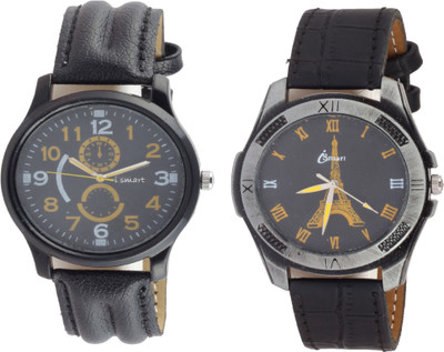 

Ismart Brand Smart Look Leather Watch 1 - 3 for Men combo watches Watch - For Men Watch - For Men