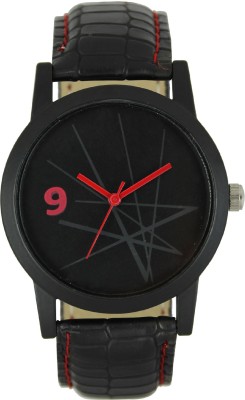 SVM L-8 Black Stylish Analouge Watch Leather Strap Stylish Watch - For Man Watch  - For Men   Watches  (SVM)