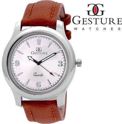 

Gesture 5056-SL-BR Modest Watch - For Men