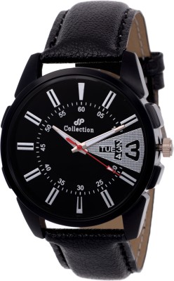 DP COLLECTION DpColl~6302 Blk-Blk Plain Bold Series Watch  - For Men   Watches  (DP COLLECTION)