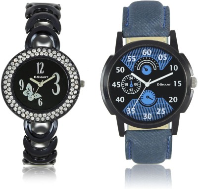 E-Smart W06-02-0201-COMBO Couple analogue Combo Watch for Men and Women Watch  - For Couple   Watches  (E-Smart)