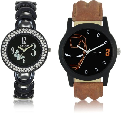 E-Smart W06-04-0201-COMBO Couple analogue Combo Watch for Men and Women Watch  - For Couple   Watches  (E-Smart)