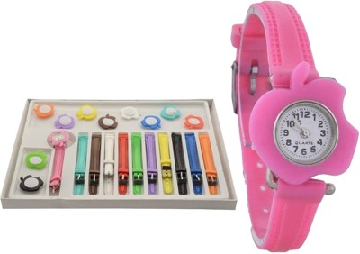 pratham shop Multicolor and 11 Belt Watch  - For Girls   Watches  (PRATHAM SHOP)