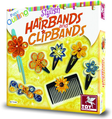 

Toy Kraft Paper Quilled - Stylish Hairbands and Hair clips.