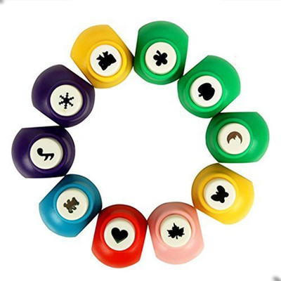 

Ascend Store Ascend Store™ Paper Craft Punch Set of 10 Assorted Cut Shape Designs (All Different Designs) for Greeting Card, Border Making and other Craft Projects