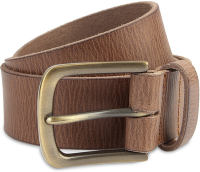 Provogue Men Tan Genuine Leather Belt